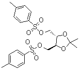 CAS # 37002-45-2, (S,S)-(-)-1,4-Di-O-tosyl-2,3-O-isopropylidene-L-threitol, (S,S)-(-)-2,3-O-Isopropylidenethreitol 1,4-ditosylate, 1,4-Di-O-tosyl-2,3-O-isopropylidene-L-threitol, 4-Methylbenzenesulfonic acid [(4S,5S)-2,2-dimethyl-1,3-dioxolane-4,5-diyl]bis(methylene) ester
