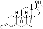 structure of CAS# 3704-09-4, Mibolerone