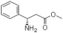 Methyl (S)-3-amino-3-phenylpropanoate molecular structure (CAS 37088-66-7)