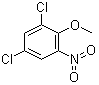 structure of CAS# 37138-82-2, 2-Nitro-4,6-dichloroanisole