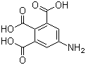 structure of CAS# 37141-01-8, 1-氨基苯-3,4,5-三羧酸