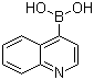 structure of CAS# 371764-64-6, 喹啉-4-硼酸