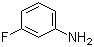 3-氟苯胺分子结构 (CAS 372-19-0)
