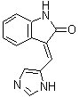 CAS 登录号：372164-71-1, (3E)-1,3-二氢-3-(1H-咪唑-4-基亚甲基)-2H-吲哚-2-酮