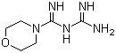 CAS 登录号：3731-59-7, 吗啉胍, N-(2-胍基-亚胺甲基)-吗啉
