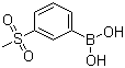structure of CAS# 373384-18-0, 3-甲磺酰基苯硼酸