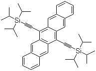 CAS 登录号：373596-08-8, 6,13-双(三异丙基硅烷基乙炔基)并五苯