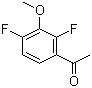 2',4'-Difluoro-3'-methoxyacetophenone molecular structure (CAS 373603-19-1)