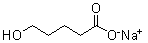 Sodium 5-hydroxypentanoate molecular structure (CAS 37435-69-1)
