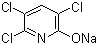 CAS # 37439-34-2, Sodium 3,5,6-trichloropyridin-2-olate, Sodium 3,5,6-trichloro-2-pyridinol, 3,5,6-Trichloro-2(1H)-pyridinone sodium salt