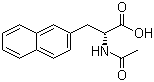 structure of CAS# 37440-01-0, (R)-N-乙酰基-beta-萘基丙氨酸