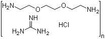 CAS # 374572-91-5, Oligo(2-(2-ethyoxy)ethoxyethylguanidium chloride), 2,2'-[1,2-Ethanediylbis(oxy)]bisethanamine polymer with guanidine monohydrochloride