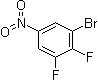 structure of CAS# 374633-24-6, 1-Bromo-2,3-difluoro-5-nitrobenzene