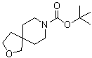 structure of CAS# 374794-96-4, 2-氧杂-8-氮杂螺[4.5]癸烷-8-羧酸叔丁酯