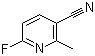 structure of CAS# 375368-85-7, 5-Cyano-2-fluoro-6-methylpyridine