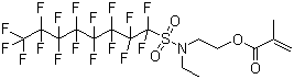 CAS 登录号：376-14-7, 甲基丙烯酸 N-乙基全氟辛烷磺酰胺基乙酯
