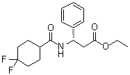 CAS # 376348-76-4, (betaS)-beta-[[(4,4-Difluorocyclohexyl)carbonyl]amino]benzenepropanoic acid ethyl ester