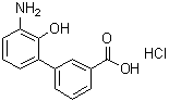 CAS 登录号：376591-97-8, 3'-氨基-2'-羟基-[1,1'-联苯]-3-羧酸盐酸盐