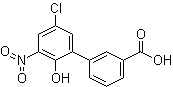 structure of CAS# 376592-58-4, 5'-氯-2'-羟基-3'-硝基联苯-3-羧酸
