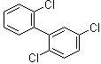 CAS # 37680-65-2, 2,2',5-Trichloro-1,1'-biphenyl, 2,2',5-Trichlorobiphenyl, 2,2',5'-Trichlorobiphenyl, 2,5,2'-Trichlorobiphenyl, CB 18, CB 18 (chlorocarbon), PCB 18
