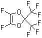 CAS # 37697-64-6, 4,5-Difluoro-2,2-bis(trifluoromethyl)-1,3-dioxole, 2,2-Bis(trifluoromethyl)-4,5-difluoro-1,3-dioxole, Perfluoro(2,2-dimethyl-1,3-dioxole)