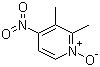 structure of CAS# 37699-43-7, 2,3-二甲基-4-硝基吡啶-N-氧化物