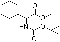 structure of CAS# 37736-82-6, (S)-2-叔丁氧羰基氨基-3-环己基丙酸
