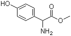 左旋对羟基苯甘氨酸甲酯分子结构 (CAS 37763-23-8)