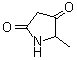 structure of CAS# 37772-93-3, (±)-5-甲基-2,4-吡咯烷二酮