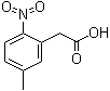 structure of CAS# 37777-81-4, (5-甲基-2-硝基苯基)乙酸