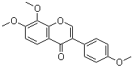 CAS # 37816-21-0, 7,8-Dimethoxy-3-(4-methoxyphenyl)-4H-1-benzopyran-4-one, 7,8,4'-Trimethoxyisoflavone, Di-O-methylretusin