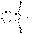 CAS 登录号：3786-66-1, 2-氨基-1,3-二氰基薁, 2-氨基-1,3-二氰基甘菊环