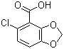structure of CAS# 379229-83-1, 5-氯-1,3-苯并二恶茂-4-甲酸