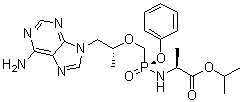 structure of CAS# 379270-37-8, 替诺福韦艾拉酚胺