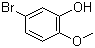 structure of CAS# 37942-01-1, 5-溴-2-甲氧基苯酚