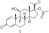 CAS 登录号：3801-06-7, 氟米龙醋酸酯