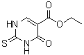 structure of CAS# 38026-46-9, 1,2,3,4-四氢-4-氧代-2-硫代-5-嘧啶羧酸乙酯