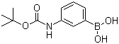 CAS 登录号：380430-68-2, 3-叔丁氧羰基氨基苯硼酸