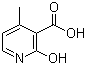 structure of CAS# 38076-81-2, 2-羟基-4-甲基烟酸