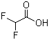 CAS 登录号：381-73-7, 二氟乙酸
