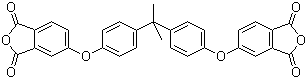 CAS 登录号：38103-06-9, 双酚 A 型二醚二酐, 4,4'-(4,4'-异丙基二苯氧基)双(邻苯二甲酸酐)