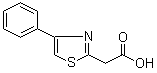 structure of CAS# 38107-10-7, 4-苯基-2-噻唑乙酸