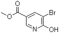 structure of CAS# 381247-99-0, 5-溴-6-羟基烟酸甲酯