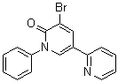 CAS 登录号：381248-06-2, 3-溴-5-(2-吡啶基)-1-苯基-1,2-二氢吡啶-2-酮