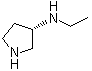 structure of CAS# 381670-31-1, (3S)-3-(Ethylamino)pyrrolidine