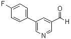 structure of CAS# 381684-96-4, 5-(4-氟苯基)-3-吡啶甲醛