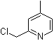 structure of CAS# 38198-16-2, 2-(Chloromethyl)-4-methylpyridine