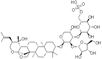 structure of CAS# 382148-47-2, 假马齿苋皂苷 I