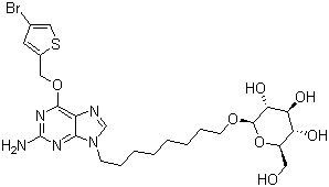 CAS # 382607-78-5, 8-[2-Amino-6-[(4-bromo-2-thienyl)methoxy]-9H-purin-9-yl]octyl beta-D-glucopyranoside