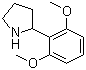 structure of CAS# 383127-42-2, 2-(2,6-二甲氧基苯基)吡咯烷